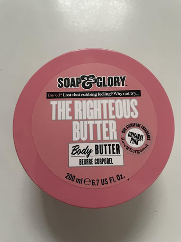 Soap & Glory The Righteous Body Butter, Rose & Bergamot Fragrance, 200Ml