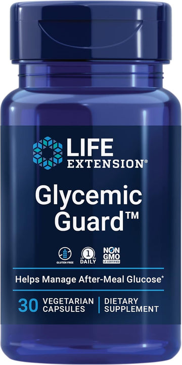 Life Extension Glycemic Guard – Glucose Metabolism Supplement – With Maqui Berry And Clove Extract - Gluten-Free, Non-Gmo, Once-Daily, Vegetarian – 30 Capsules