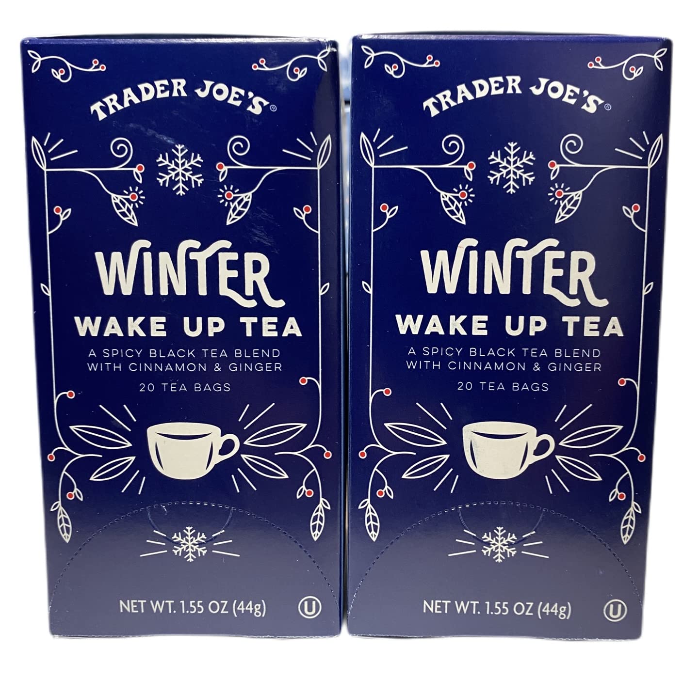 Trader Joe'S - Winter Wake Up Tea 20 Tea Bags Net Wt.1.55 Oz - 2-Pack_Ab