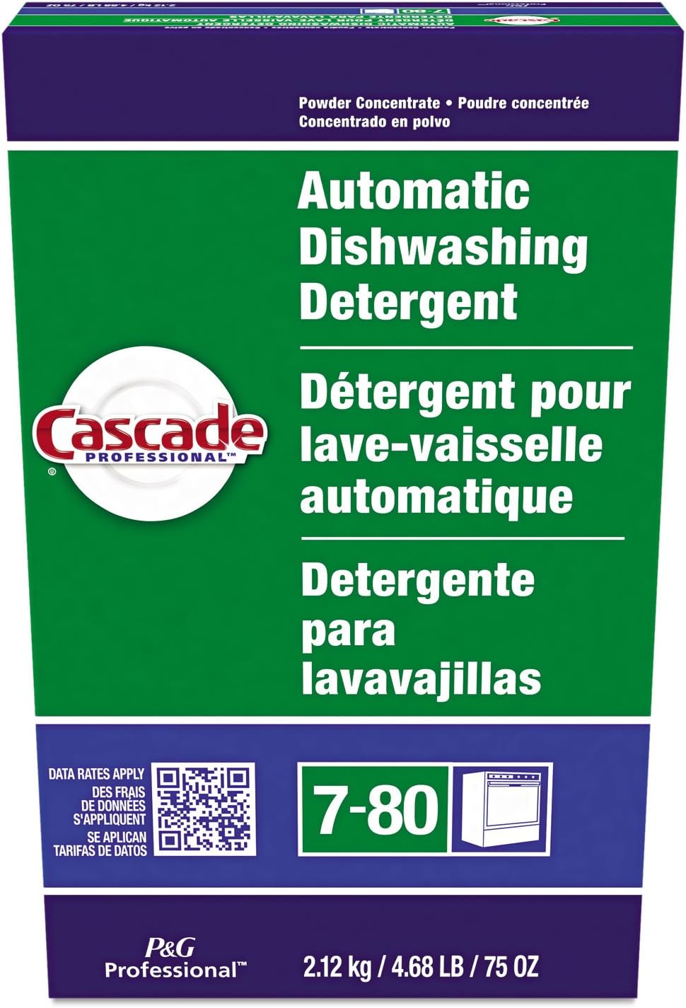 Cascade 59535 Automatic Dishwasher Powder Fresh Scent 75 oz Box