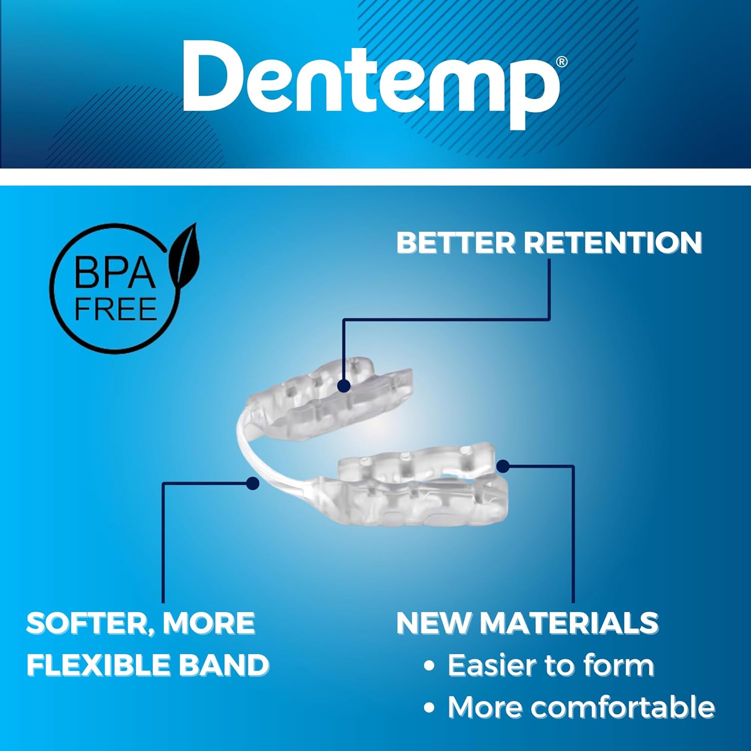 Dentemp Ora-Guard Custom Fit Dental Guard - Bruxism Night Guard for Teeth Grinding - Mouth Guard for Clenching Teeth at Night - Comfortable Mouth Guard for Sleeping - Relieve Soreness in Jaw Muscles… : Health & Household