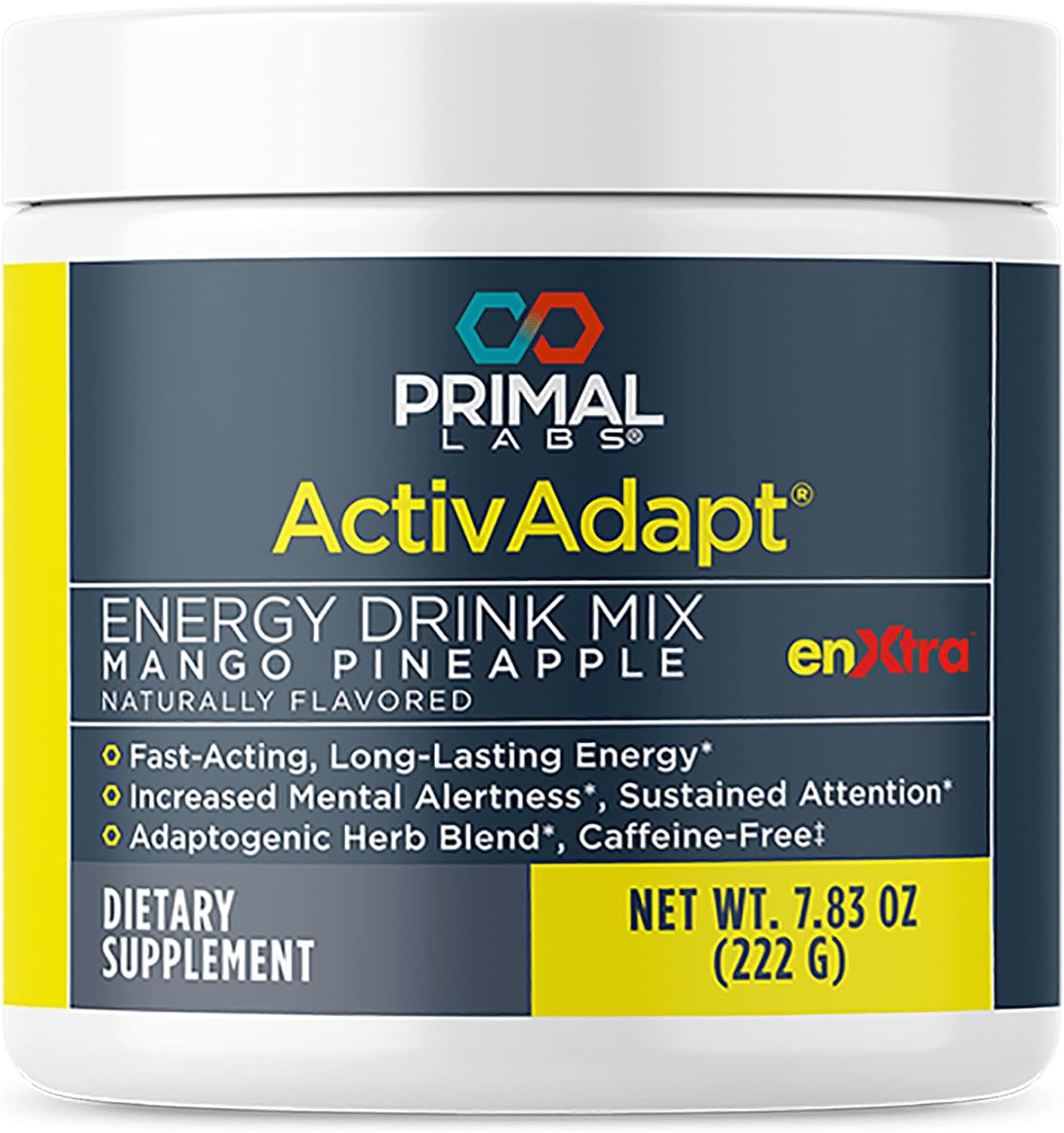Primal Health ActivAdapt Energy Drink - Adaptogenic Herb Blend - Lasti