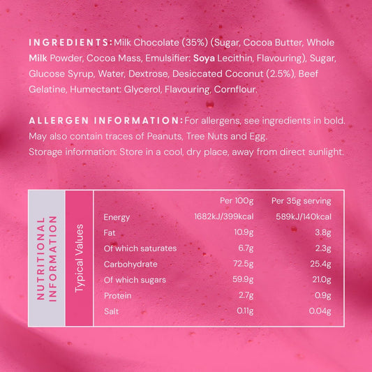 Mallow & Marsh Milk Chocolate Over Coconut Marshmallow Sharing Pouch (6 X 100G)