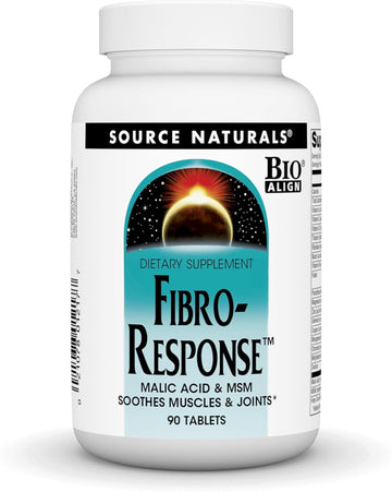Source Naturals Fibro-Response Bio-Aligned Malic Acid & Msm,90 Tablets