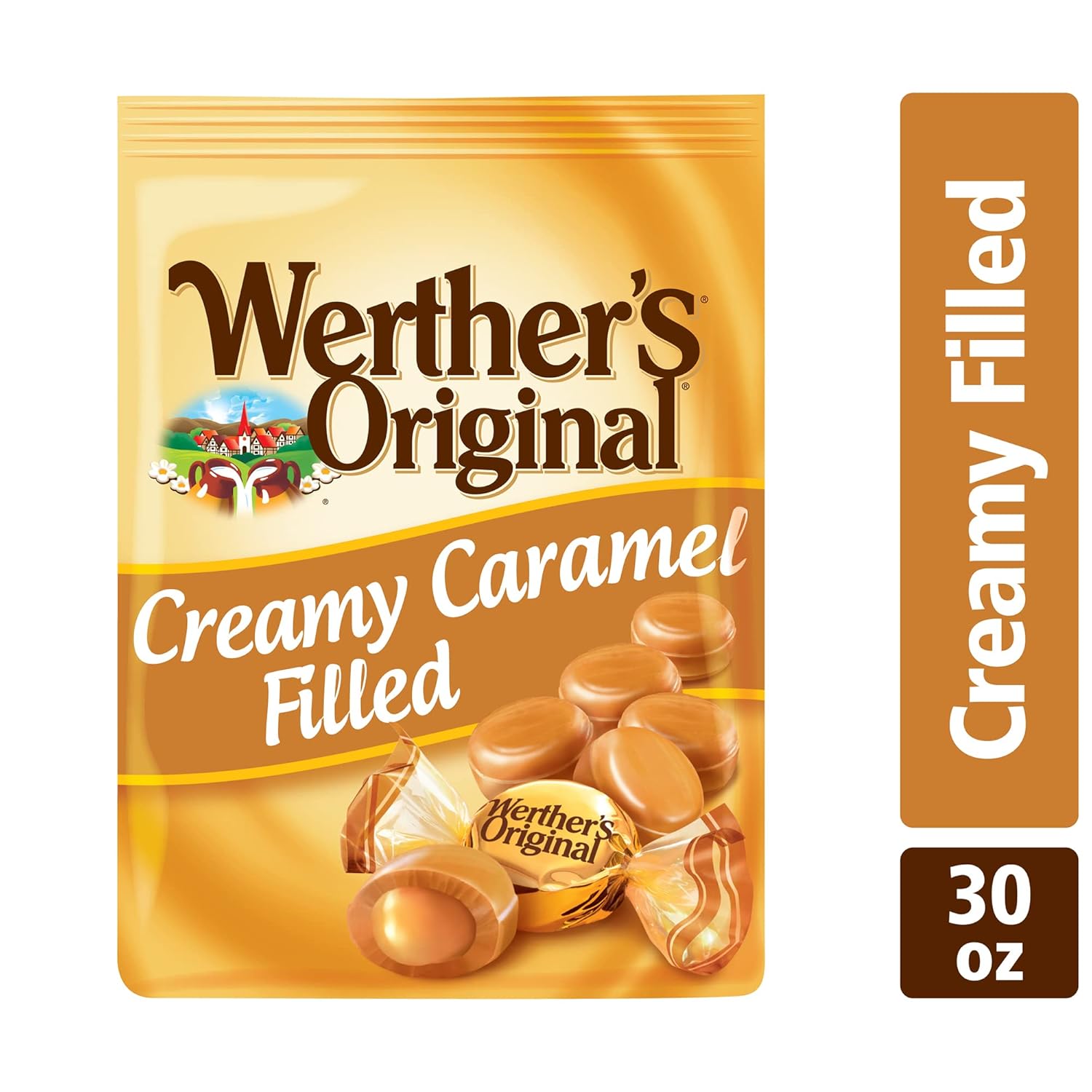 Werther'S Original Creamy Caramel Filled Candy, 30 Oz Bag : Grocery & Gourmet Food
