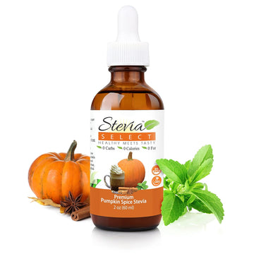 Stevia Select Pumpkin Spice Stevia Extract Liquid - Zero Calorie Sweetener - All Natural Liquid Stevia Extract Sweetener Liquid - Pure Stevia Liquid Sweetener - Keto Sweetener 2 Oz