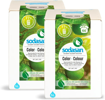 Sodasan Bio Color Limette Liquid Detergent 5L Bib (1 X 5 L)