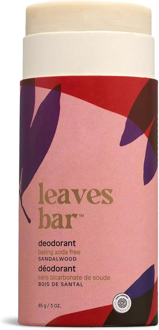 Attitude Natural Deodorant, Aluminum-Free, Odor Control & Long Lasting, Nourishing Ingredients, Castor And Jojoba Oils, Baking Soda-Free, Ewg Verified, For Men And Women, Sandalwood, 85 G