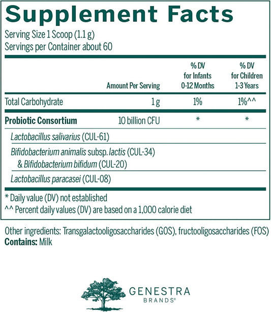 Genestra Brands Hmf Baby F | Probiotic Supplement For Formula Fed Babies | 2.3 Ounces