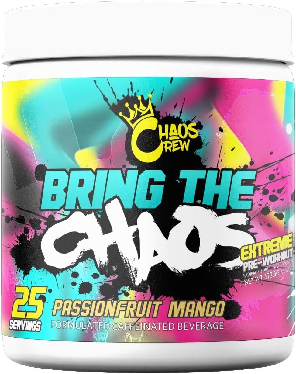 Chaos Crew Bring The Chaos Passion Fruit Mango, 372 Gram