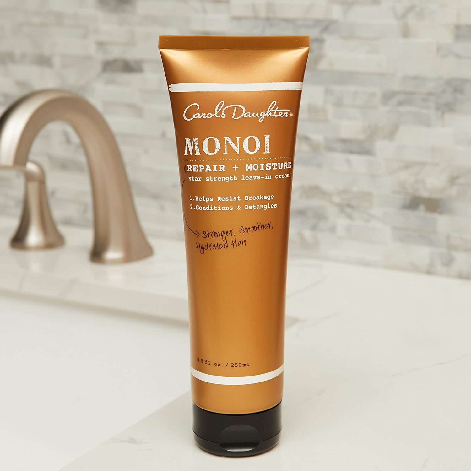 Carol’s Daughter Monoi Repair and Moisture for Curly Hair Monoi Star Strength Leave In Cream with Monoi Oil for Hydration and Softness, 8.5 fl oz : Beauty & Personal Care