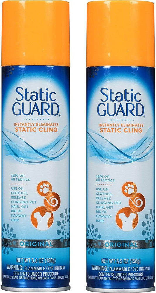 Static Guard Spray 5.5 oz. Pack of 2 : Health & Household