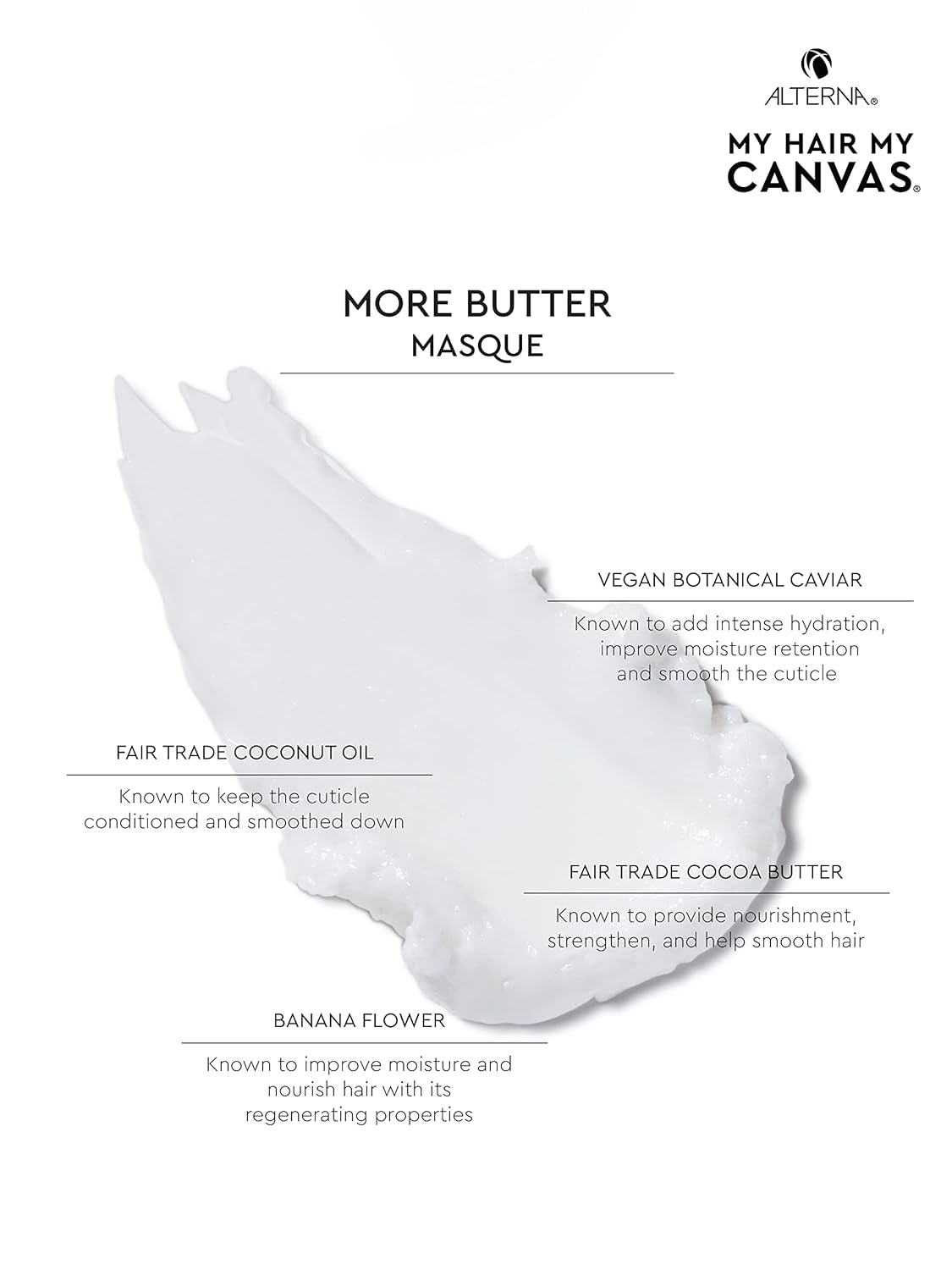 My Hair. My Canvas. Travel and Trial Size More Butter Vegan Hair Masque for Enhancing and Nurishing Waves, Curls and Coily Hair, 1.35 oz : Everything Else