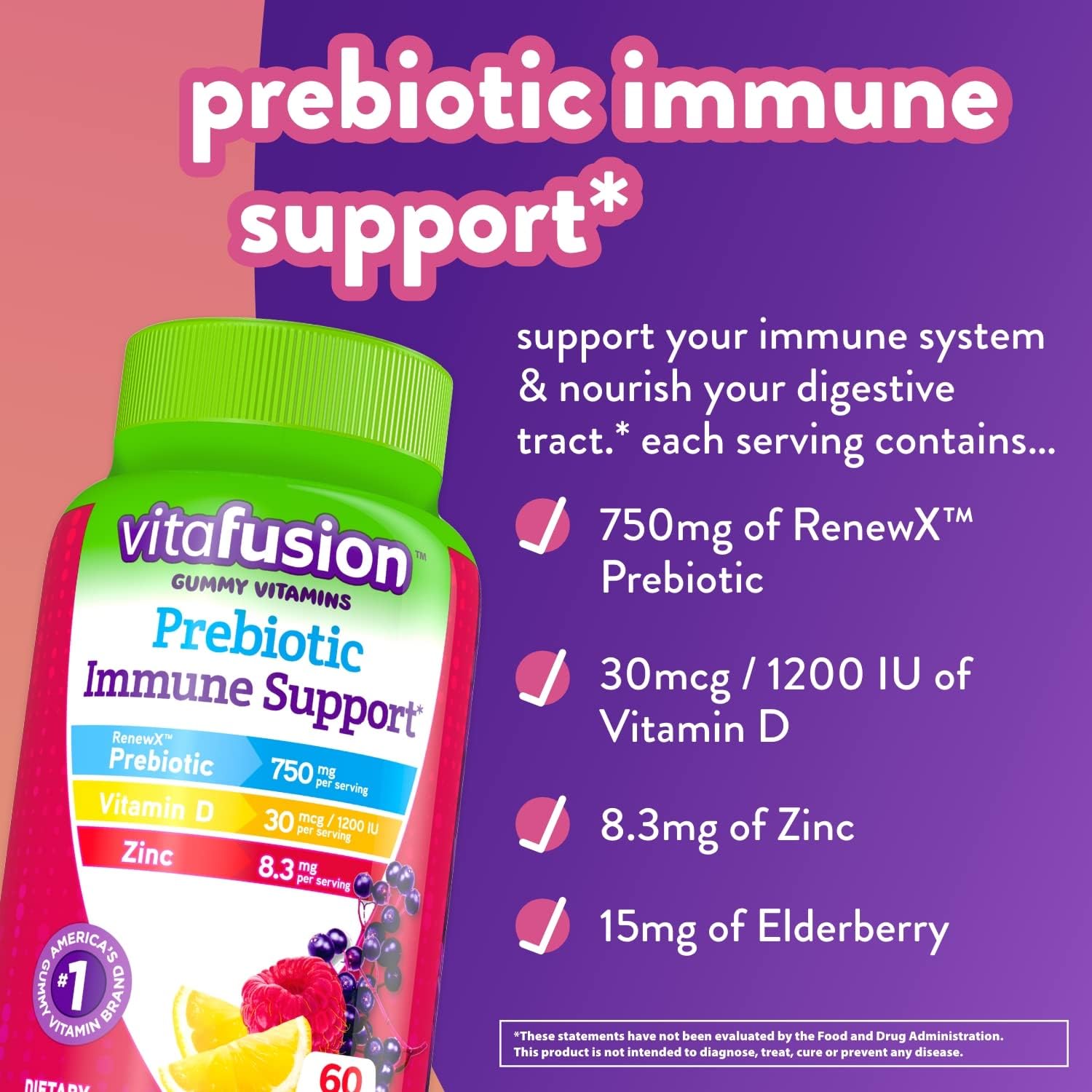 Vitafusion® Prebiotic Immune Support