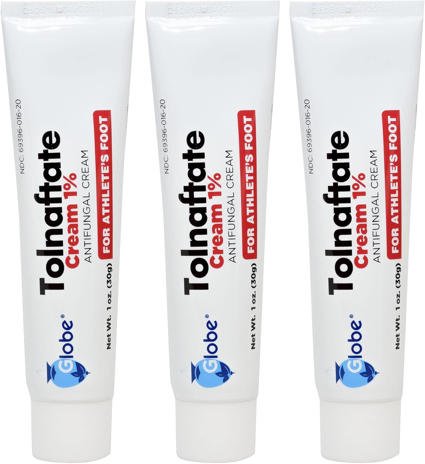 Globe Tolnaftate 1%, 1 Oz Antifungal Treatment, Proven Clinically Effective On Most Athlete’S Foot And Ringworm (3 Pack)