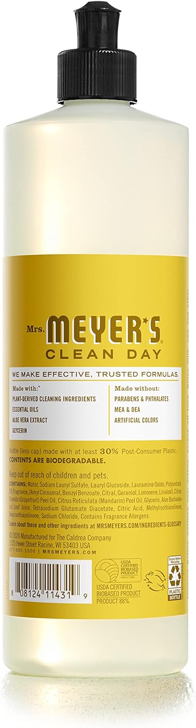 Mrs. Meyer's Dish Soap, Daisy, 16 OZ