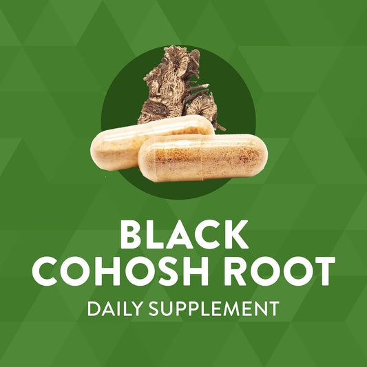 Nature's Way Black Cohosh Root, Traditional Support for Women's Health*, Non-GMO Project Verified, 180 Capsules