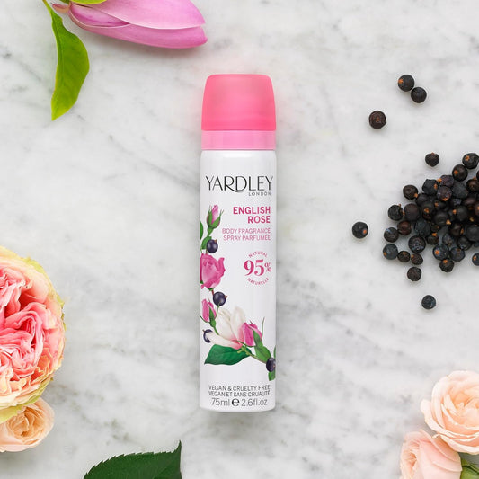 Yardley London English Rose Body Spray, 75 ml, Pack of 1 : Amazon.co.uk: Beauty