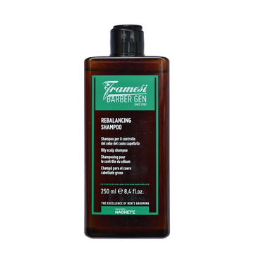 Framesi Barber Gen Rebalancing Scalp Shampoo, 8.4 Fl Oz, Shampoo For Oily Hair