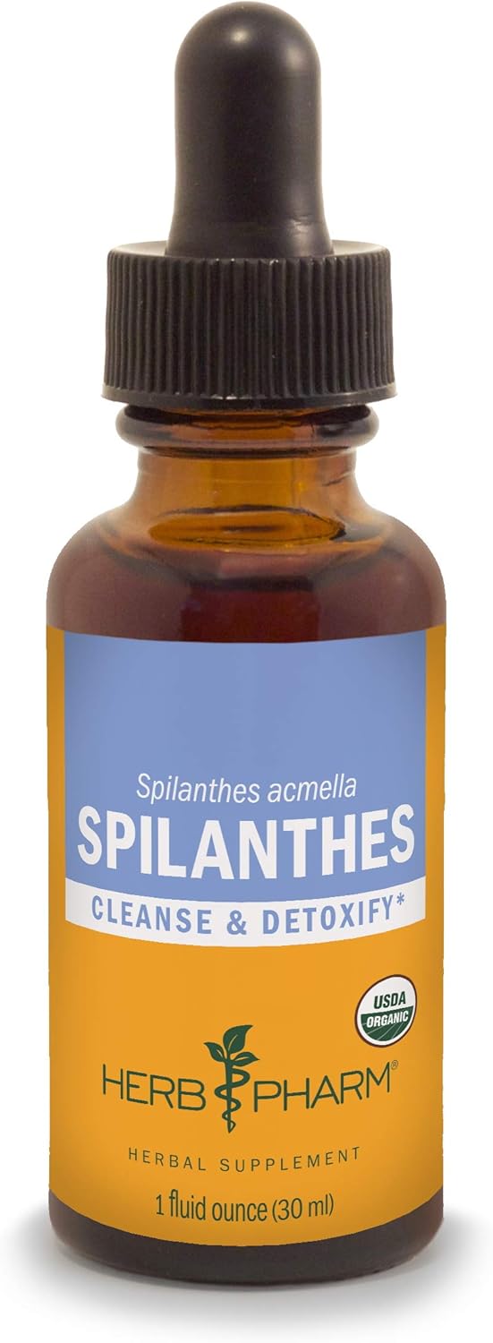 Herb Pharm Certified Organic Spilanthes Liq Extract for Cleansing and Detoxification - 1