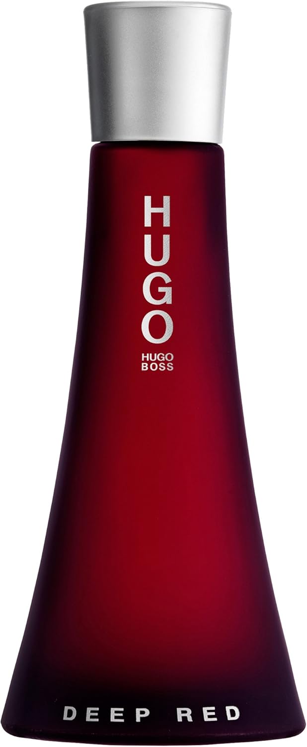 HUGO Deep Red - Eau de Parfum for Her - Ambery Fragrance With Notes Of Clementine, Freesia, Sandalwood - Medium Longevity - 50ml : Amazon.co.uk