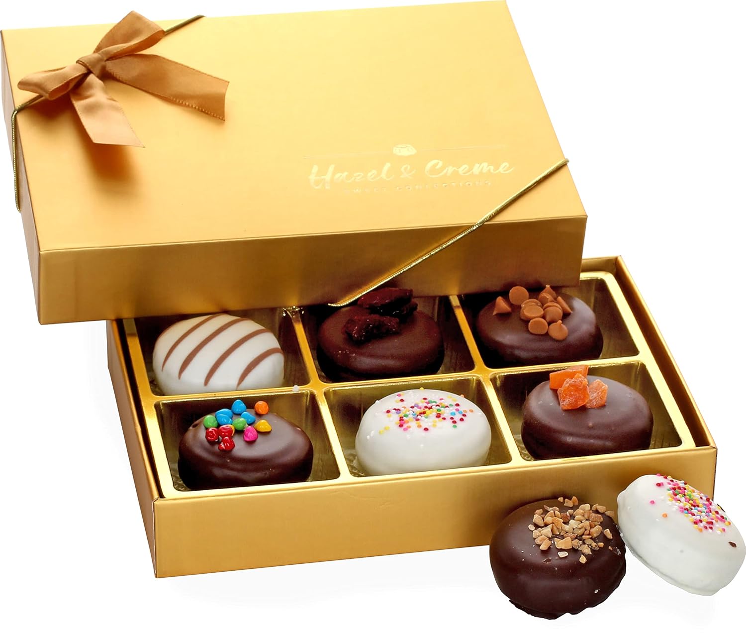 Chocolate Cookies Gift Box - Vegan Cookie Gifts - Gourmet Food Gift Basket - Employee Appreciation - Great Gift For Nurse Appreciation, Holiday, Birthday, Sympathy, Men/Women - Kosher