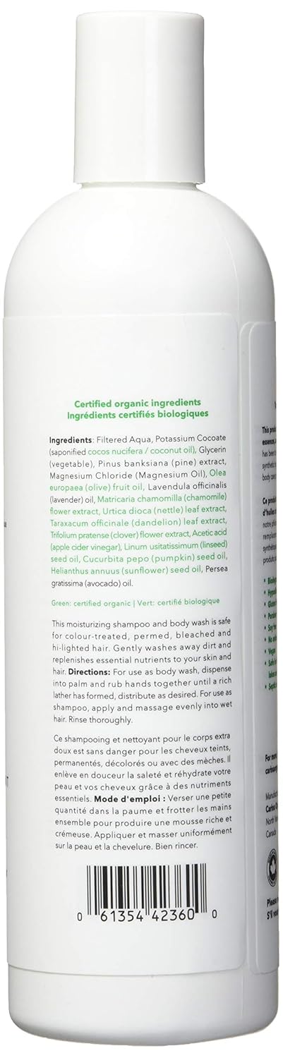 Carina Organics Lavender Shampoo & Body Wash : Beauty & Personal Care