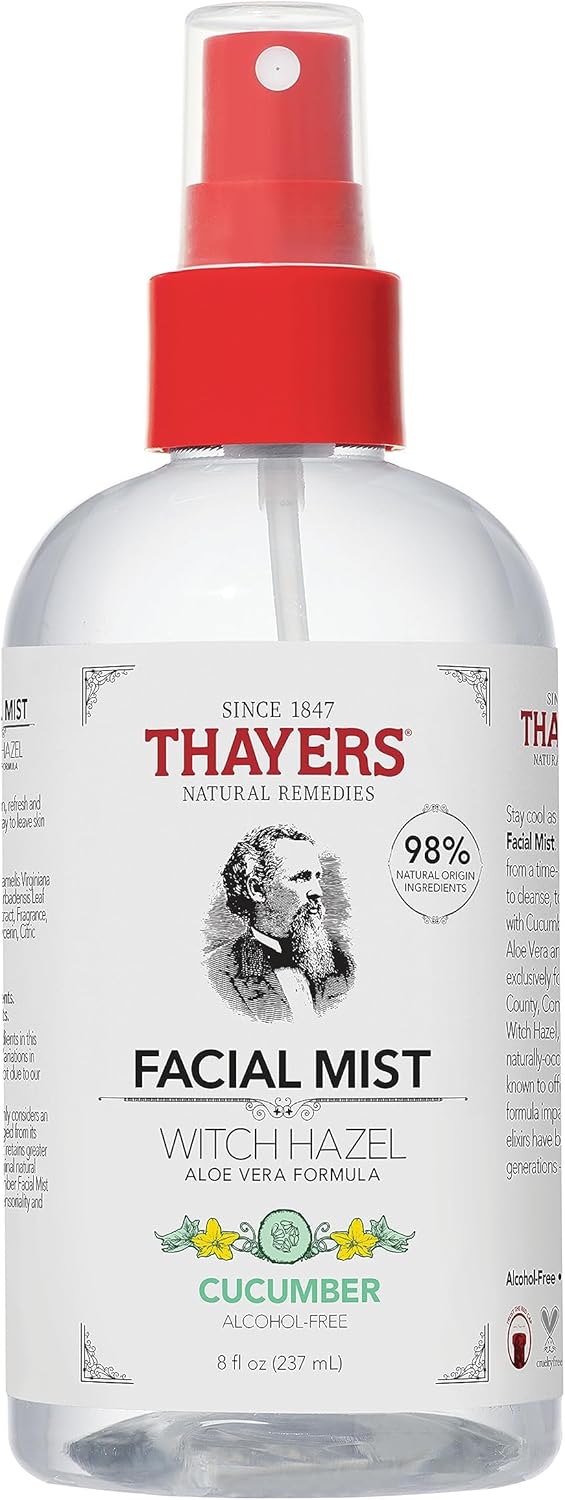 Thayers Witch Hazel Gentle Facial Mist Lavender Toner Lotion With Organic Aloe Vera 237Ml