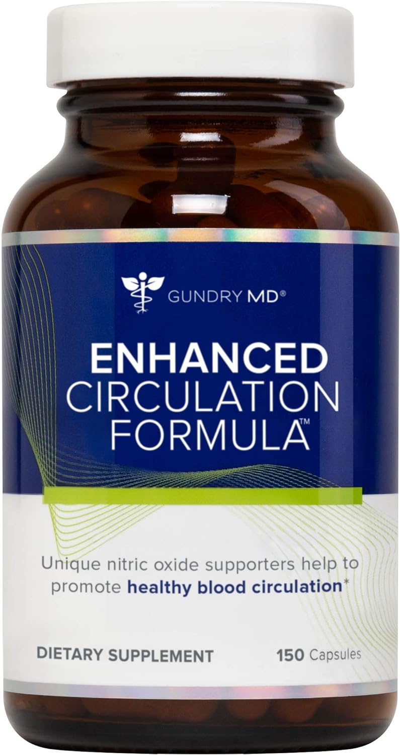 Gundry MD? Enhanced Circulation Formula, Blood Flow Support Supplement, 150 Count