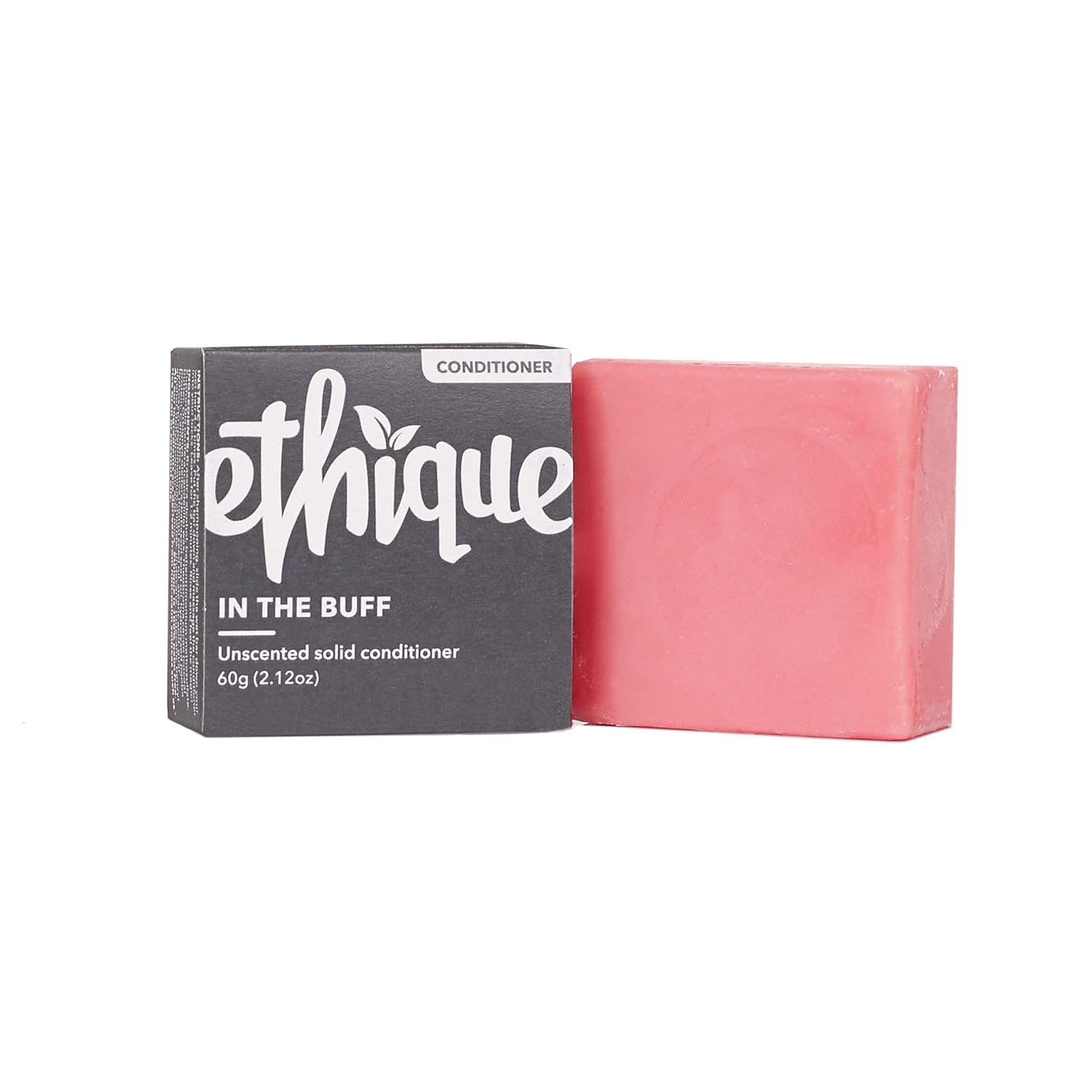 Ethique Solid Conditioner Bar For Sensitive Scalps - In The Buff Unscented - Vegan, Eco-Friendly, Plastic-Free, Cruelty-Free, 2.12 Oz (Pack Of 1)