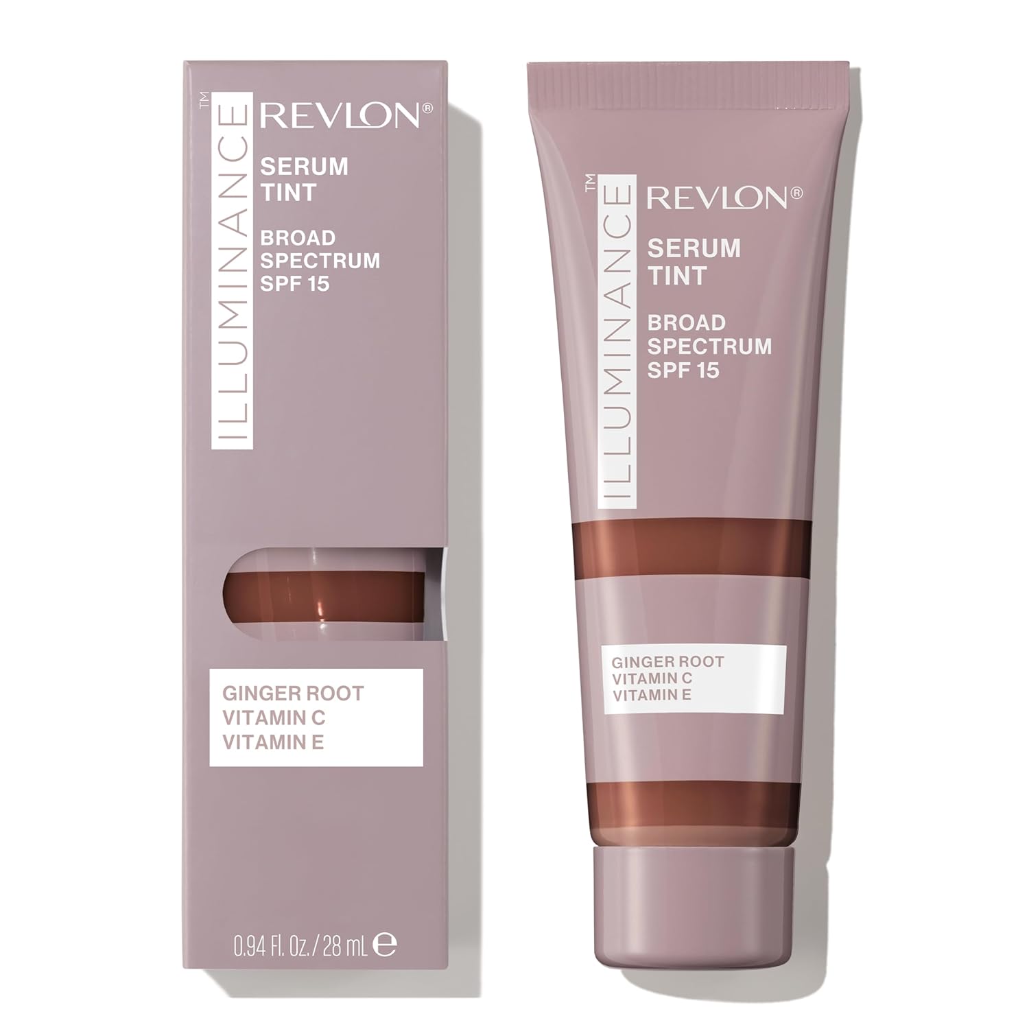 Revlon Illuminance Tinted Serum, Triple Hyaluronic Acid, Evens Out Skin Tone Over Time And Hydrates All Day, Spf 15, 605 Rich Mahogany, 0.94 Fl Oz