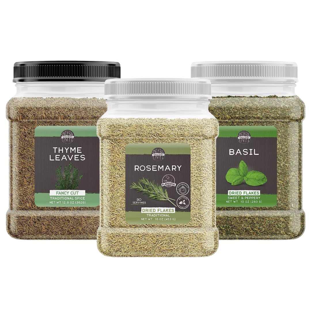 Birch & Meadow Herb & Leaf Bundle, Italian Seasonings, Cooking & Baking, Various Sizes, Kitchen Essentials