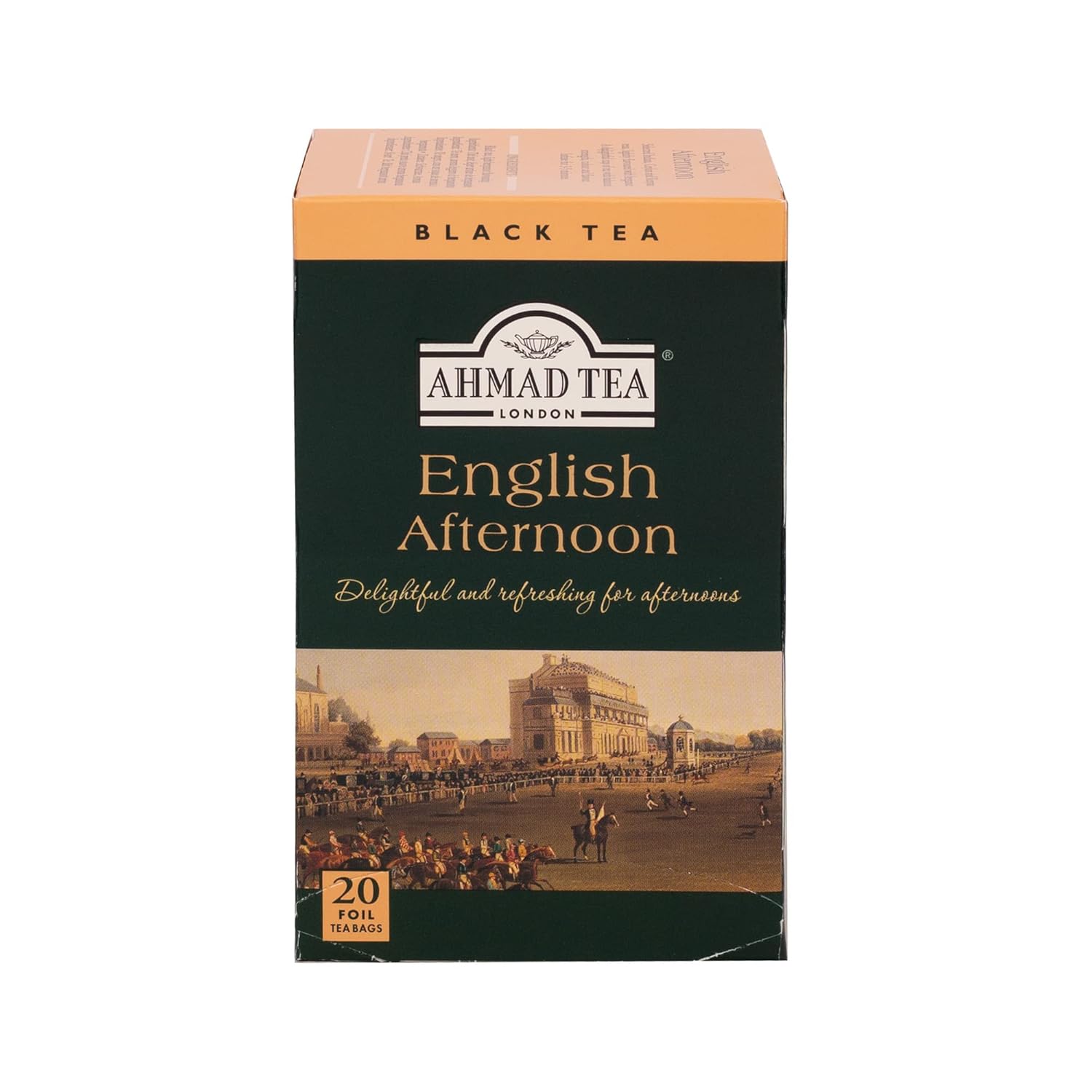 Ahmad Tea Black Tea, English Afternoon Teabags, 20 Ct (Pack Of 6) - Caffeinated & Sugar-Free