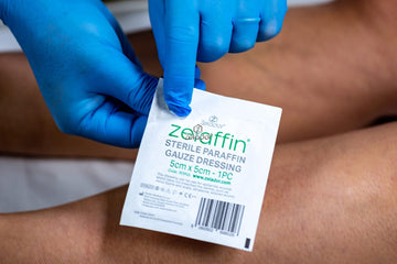 Paraffin Gauze Tulle Gras Wide-Mesh Net Dressing Impregnated With Soft Paraffin (5X5Cm X 20)