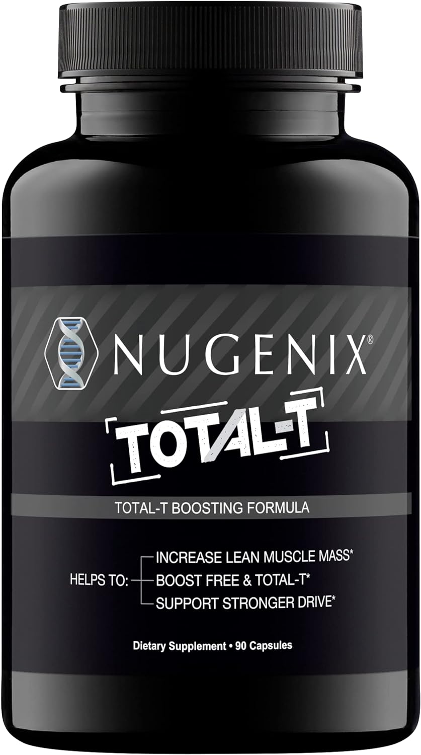 Nugenix Total-T Free and Total Testosterone Booster for Men & Nugenix Nitric Oxide Booster Supplements Bundle : Health & Household