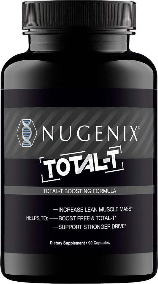 Nugenix Total-T Free and Total Testosterone Booster for Men & Nugenix Cortisol Control Bundle