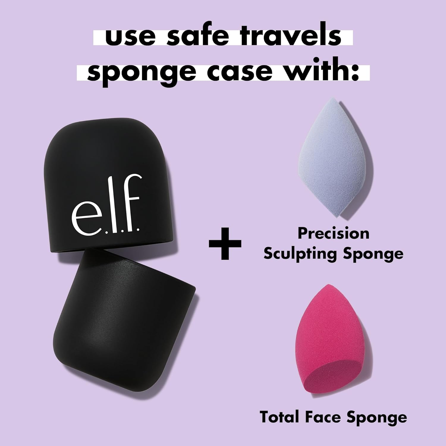 e.l.f. Safe Travels Sponge Case, On-The-Go, Breathable Beauty Sponge Protection From Dirt & Germs, Durable Silicon Holder, Vegan & Cruelty-Free : Amazon.co.uk: Beauty