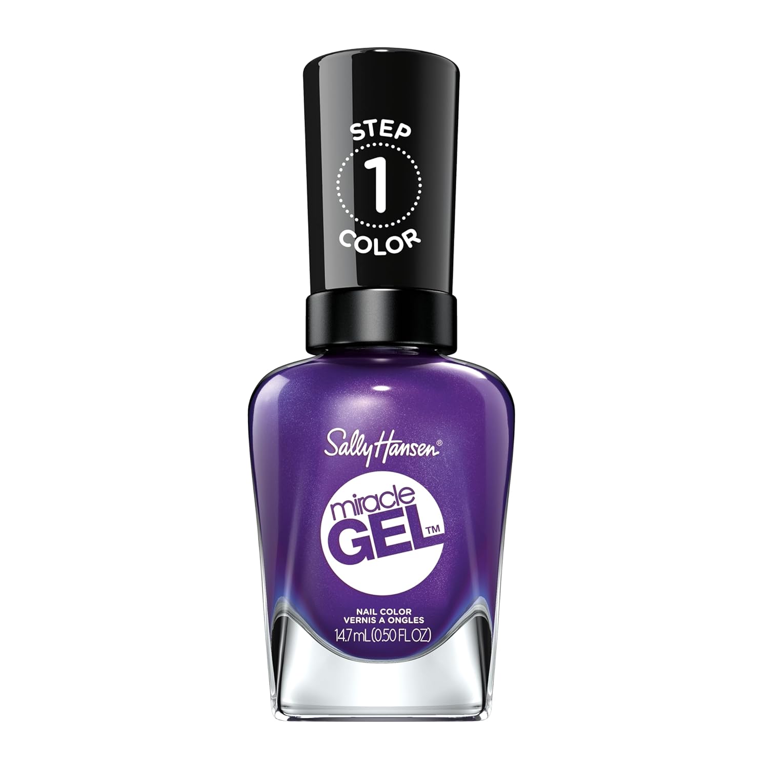 Sally Hansen Miracle Gel™, Purplexed, Long Lasting, Gel-Like Formula, No Uv Lamp Needed, Purple Nail Polish