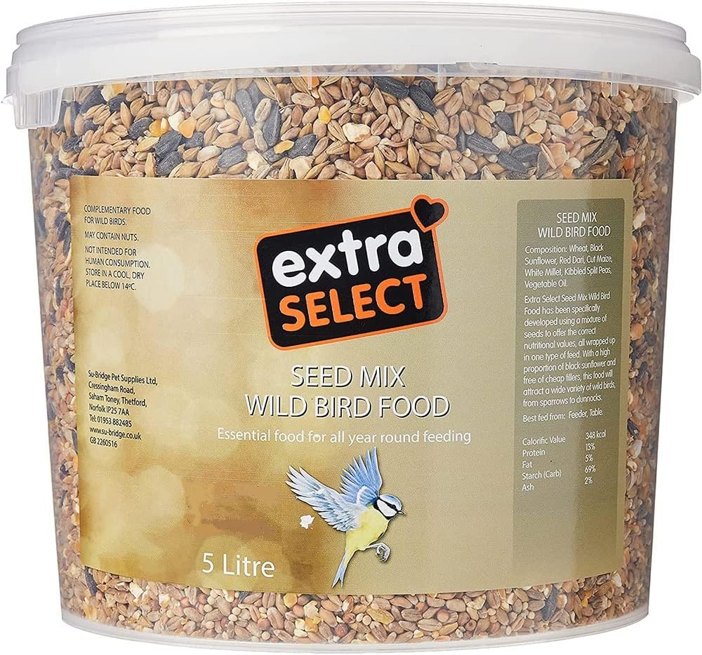 Extra Select Seed Mix Wild Bird Food, 5 Litre?08WBFB5