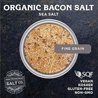 Organic Bacon Flavored Salt 2 Lbs. By San Francisco Salt Company