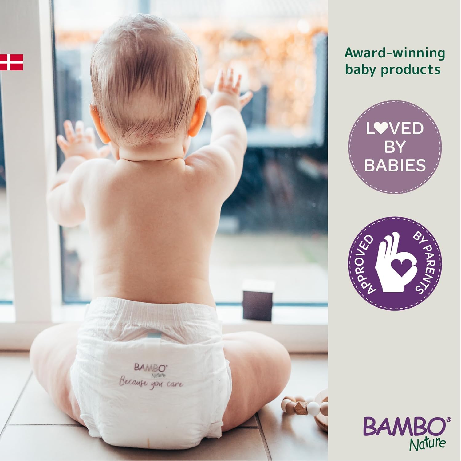 Bambo Nature Hypoallergenic Baby Diapers, Eco-Labeled Diapers, Enhanced Leakage Protection, Totally Chlorine-Free, Skin Friendly, And Super Absorbent - Size 4 (144 Count)