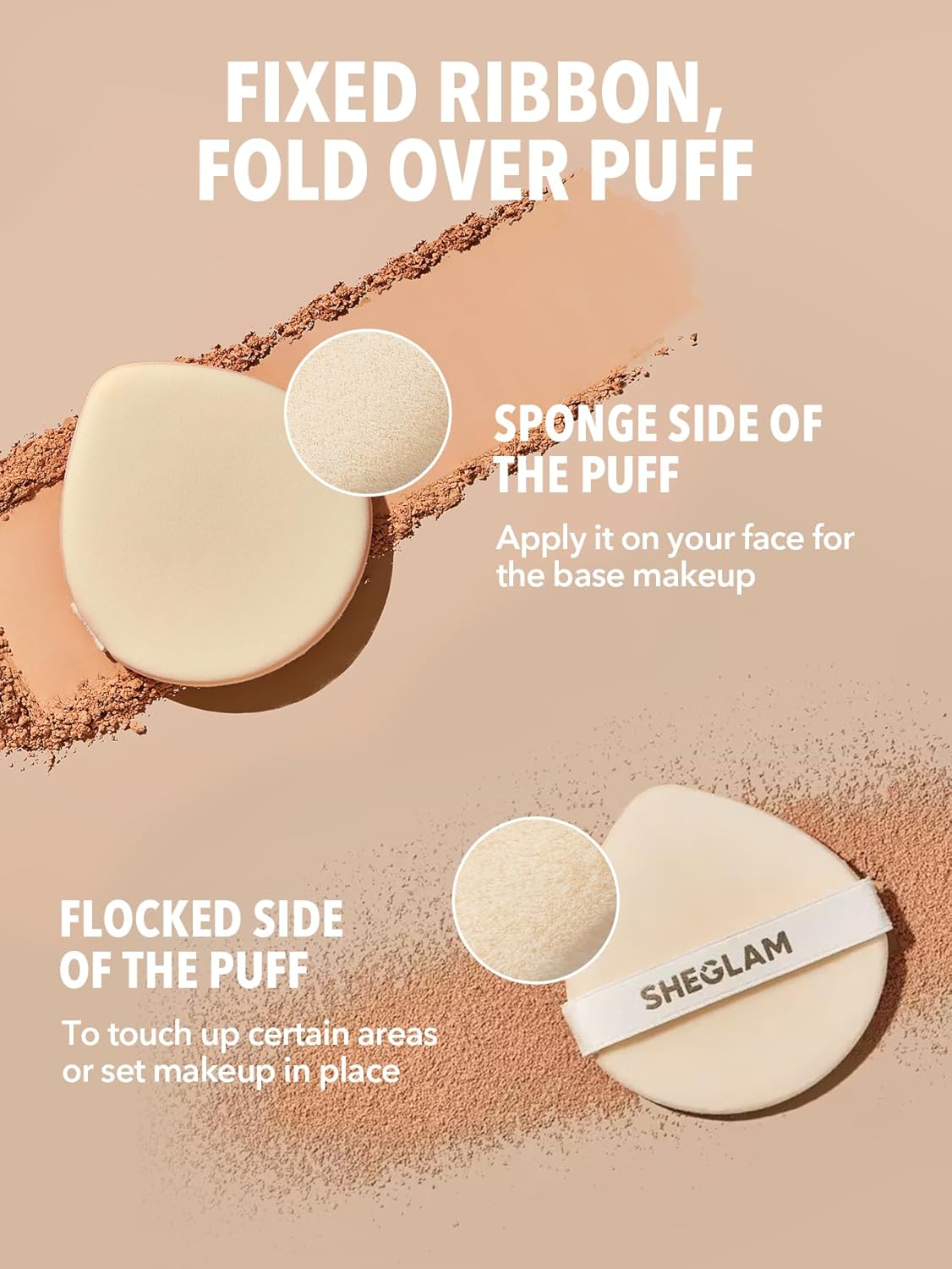 SHEGLAM SKin-Focus Full Coverage Powder Foundation Oil-Control Lightweight Face Pressed Powder Makeup-Linen : Beauty & Personal Care