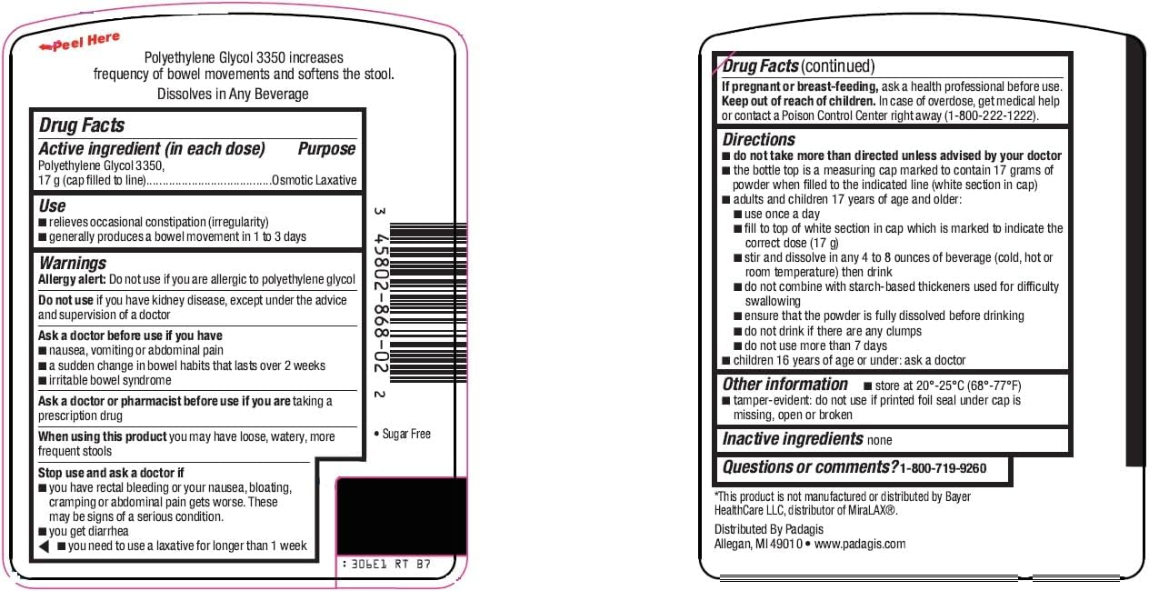 Perrigo Polyethylene Glycol 3350 17.9 Oz (510Gm) Powder (Compare To Miralax) : Health & Household