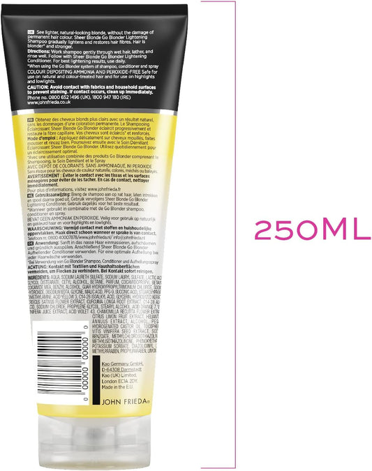 John Frieda Go Blonder Lightening Shampoo For Blonde Hair 250 Ml