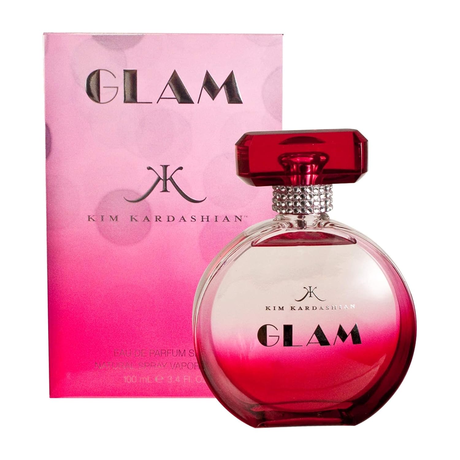 Kim Kardashian Glam Eau De Parfum, 3.4 Ounce : Kim Kadarshian Perfume : Beauty & Personal Care