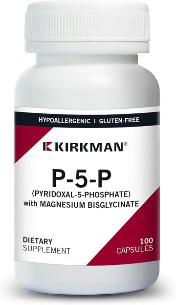 Kirkman – P-5-P (Pyridoxal 5-Phosphate, Vitamin B-6 Metabolite) With Magnesium Bisglycinate - Hypoallergenic