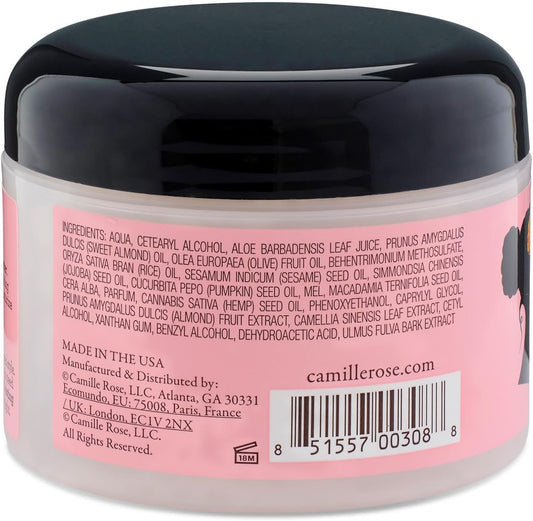 Camille Rose Almond Jai Leave-In Twisting Hair Styling Butter, Nourish And Soften, Sweet Almond Milk And Honey, 240 Ml (Pack Of 1)