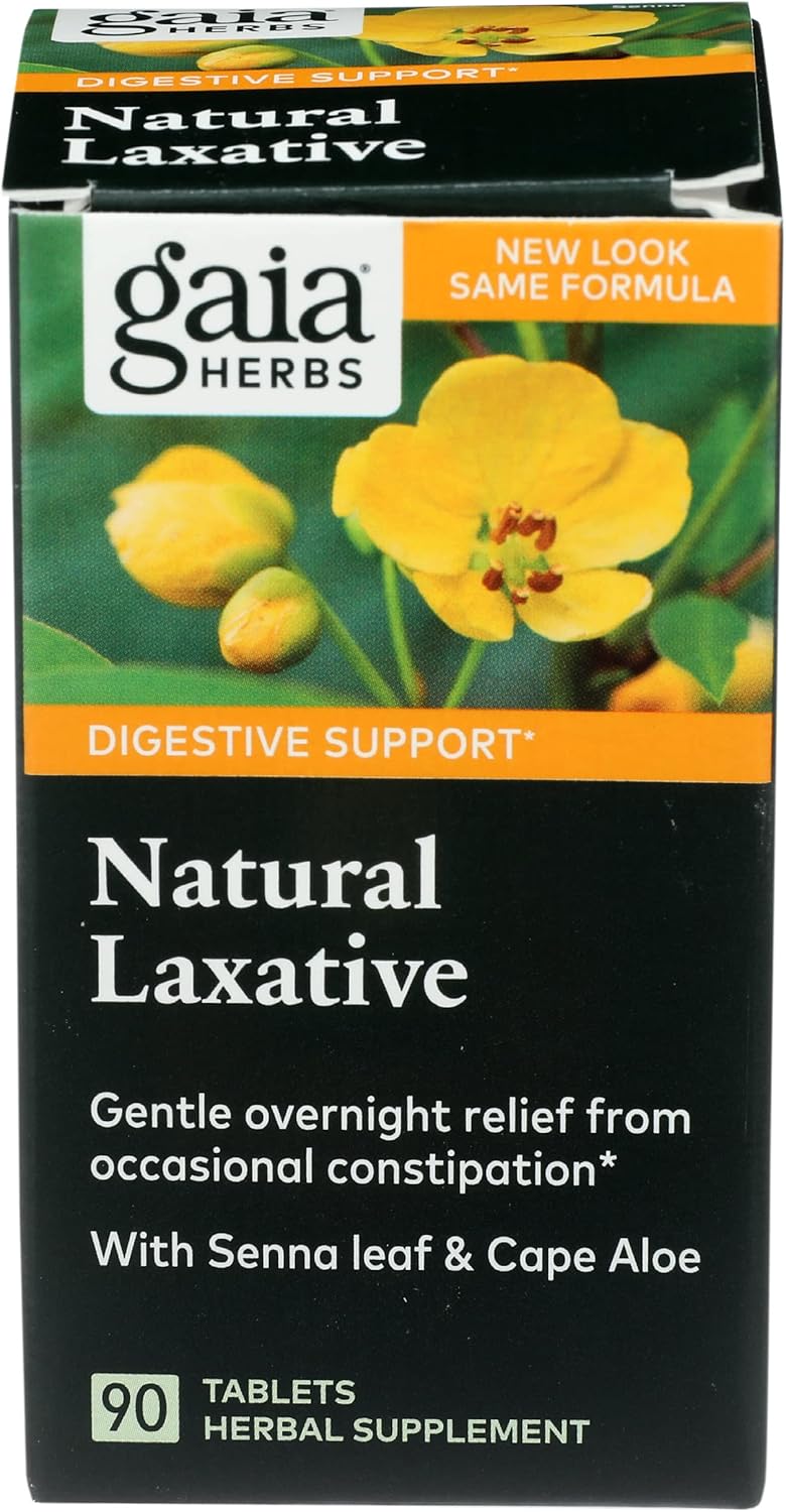 GAIA HERBS Rapid Relief Natural Laxative, 90 CT