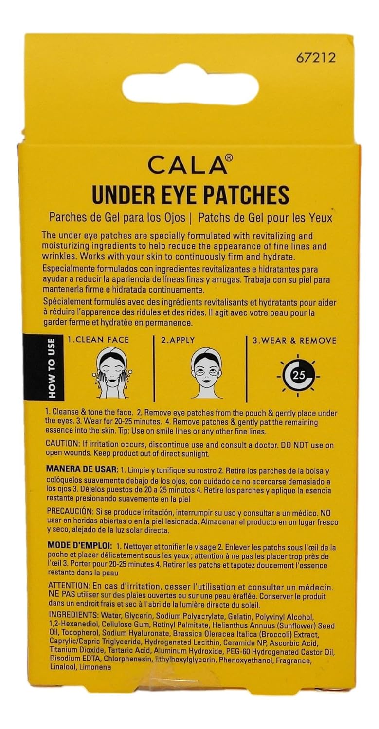 Under Eye Patches: Retinol & Vitamin C (5/Pk) : Beauty & Personal Care