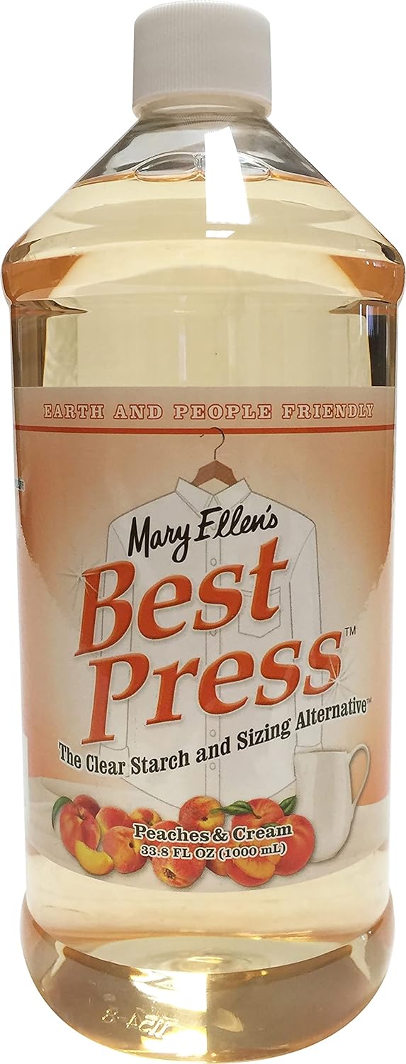 Mary Ellen Products 60131 Best Press Spray Ironing Starch, Peaches N Cream, 33.8-Ounce